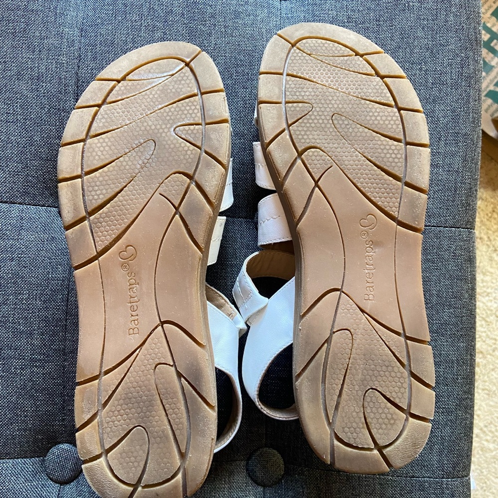 BareTraps White Strappy Sandals - Picture 2 of 6